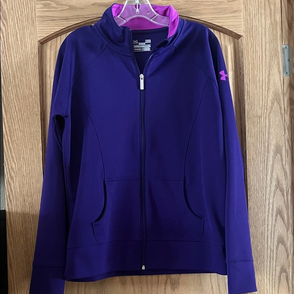 Under Armour Purple Jacket with Pink Accents - Picture 1 of 7